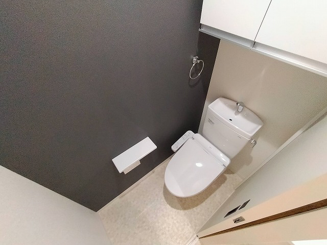 神戸市須磨区妙法寺字道正川のアパートのトイレ|ウォシュレット