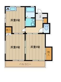 【間取り】 | ビュウラーＫ