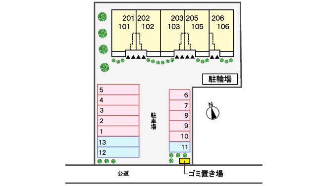ライグッドVの区画図