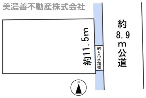 ６４０３５　本巣郡北方町高屋伊勢田1丁目土地