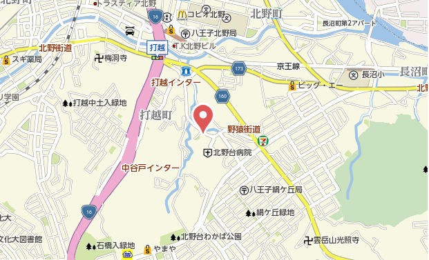 祝：成約済み　ロイヤルステージ北野　八王子市　中古マンションの地図|～仲介手数料無料☆八王子ひなた不動産～ロイヤルステージ北野  