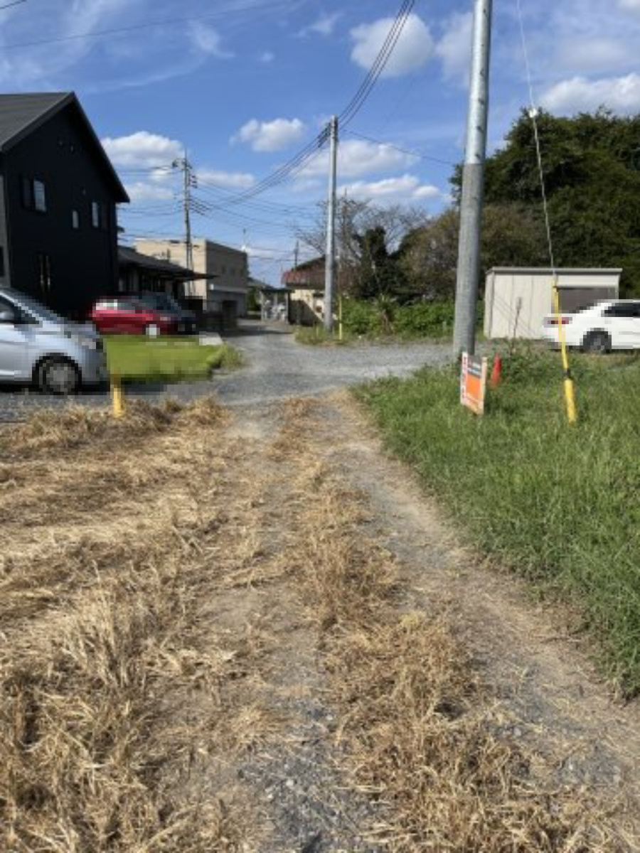 結城市結城　A区画の前面道路含む現地写真