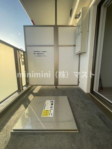 セレニテ難波ミラク弐番館のバルコニー