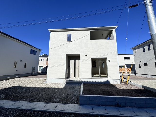 新築　高崎市吉井町下長根第2　クレイドルガーデン　2号棟の外観|現地写真　高崎市吉井町下長根第2　クレイドルガーデン