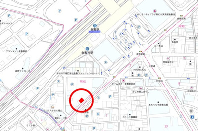 【地図】 | 阿知1丁目　飲食テナント
