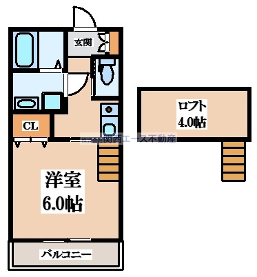 【間取り】 | パレスハナテンⅠ
