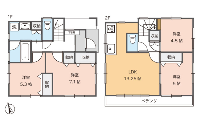 【間取り】 | 国分寺市北町3丁目/中古戸建
