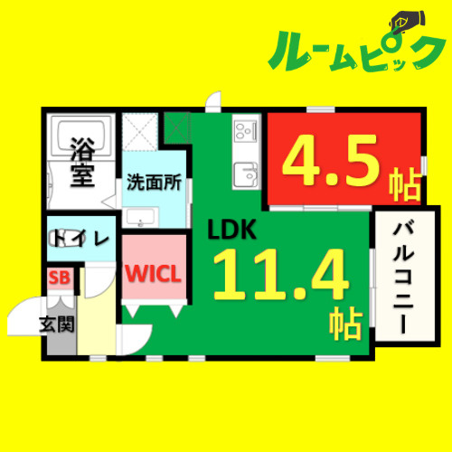 Miyabi　Chikusa　名古屋市賃貸　仲介手数料無料の間取り