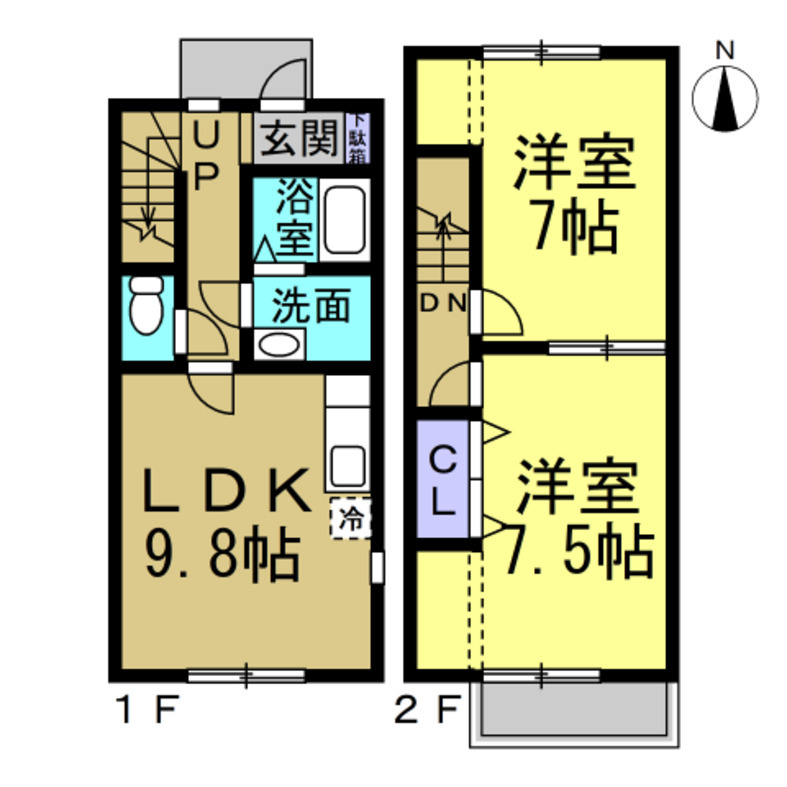Forest sideの間取り