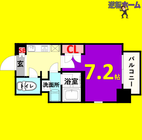 コスモナーレ千種の間取り