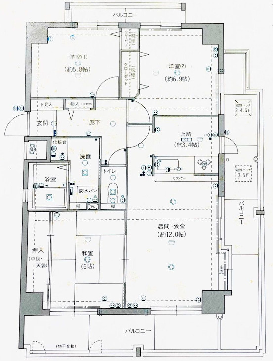 サンリヤン月の浦Ⅱの地図