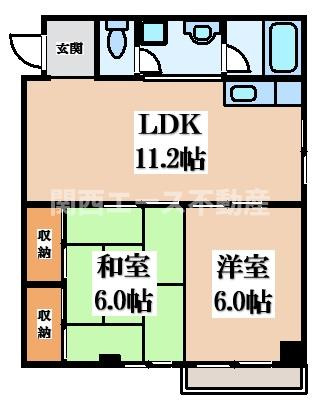 【間取り】 | 三ツ川マンション
