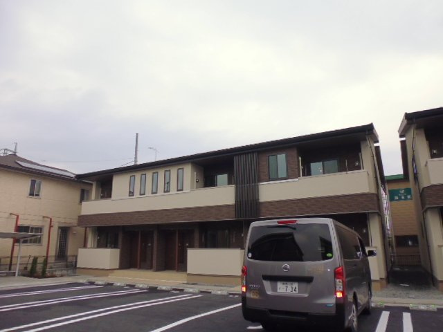 倉敷市中畝４丁目のアパートの外観