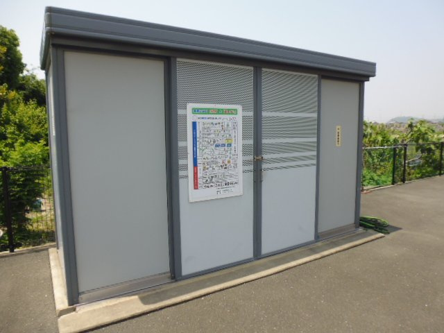倉敷市連島町鶴新田のアパートのその他共用部分|敷地内専用ゴミステーション