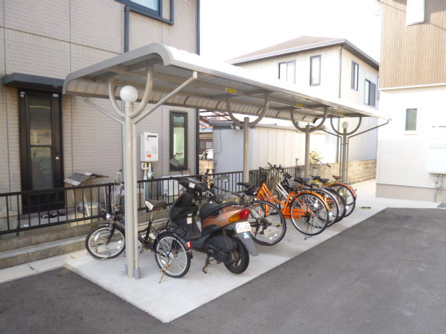 倉敷市北畝６丁目のアパートのその他共用部分|駐輪場