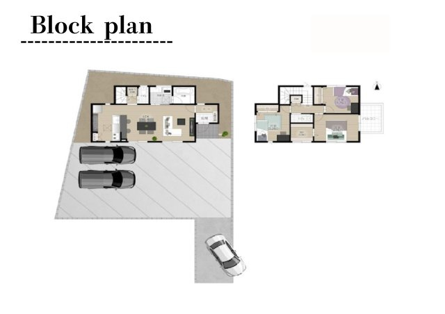 FelidiaGarden　宮崎市郡司分(2号棟）の区画図|配置図（2号棟）