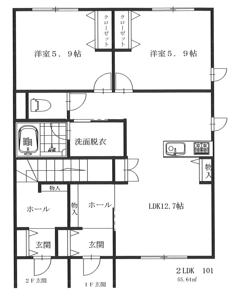 シルクフィールドわらび平の間取り