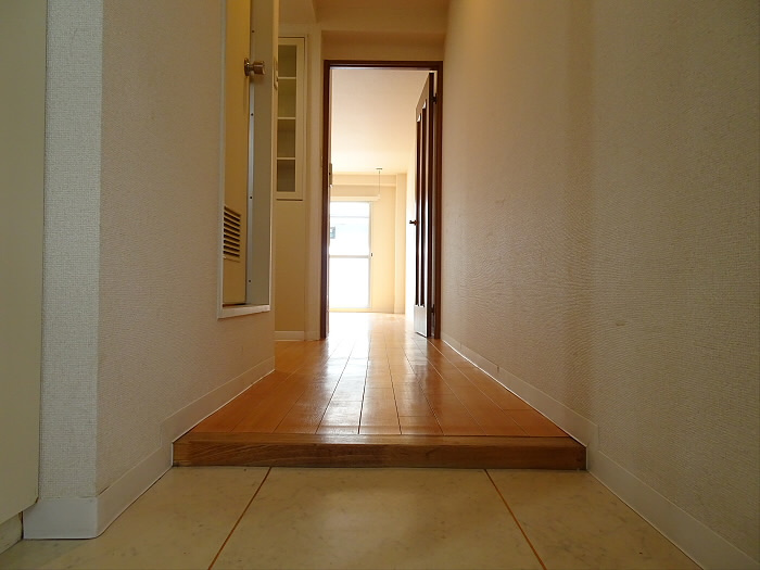 ウェル明大前の玄関