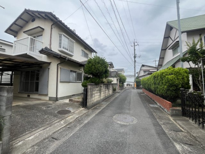 【前面道路含む現地写真】 | 倉敷市平田 | 前面道路