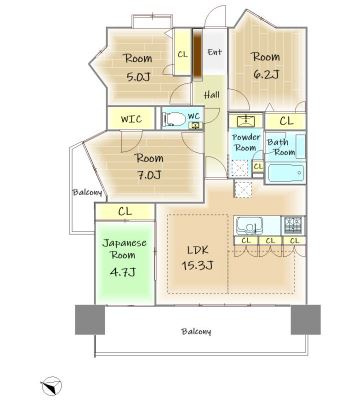 【間取り】 | サングレート福間駅明日花シティザネクスト