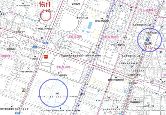 神田売地の地図