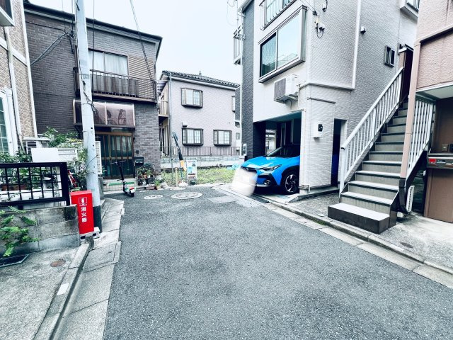 江戸川区平井１丁目新築戸建の前面道路含む現地写真