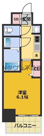 【間取り】 | プレサンス名古屋菊井セルカ | 間取りです。