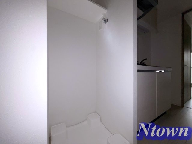 【設備】 | プレサンス名古屋菊井セルカ | 洗濯機置き場です。