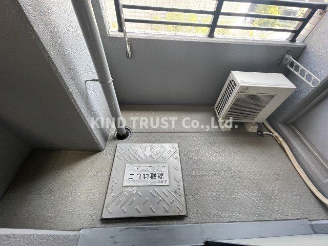 エスリード同心第3のバルコニー|陽当たり良好なバルコニーです