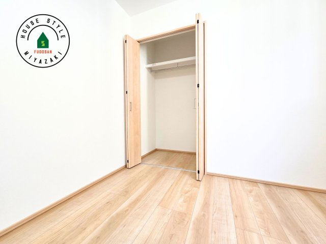 宮崎市田野町井倉モデル（3号棟）の収納|各居室収納スペースございます。