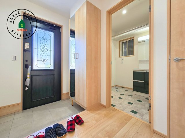 宮崎市田野町井倉モデル（3号棟）の防犯設備|二重ロックでしっかり防犯対策ができます。