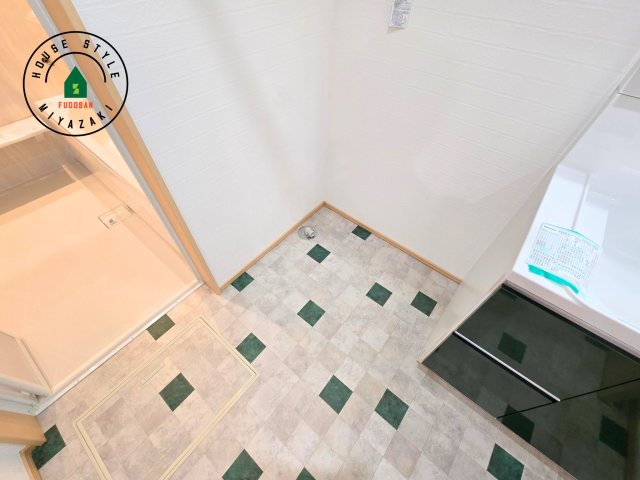 宮崎市田野町井倉モデル（3号棟）のランドリースペース|ランドリースペースとなります。広々して有効的にご使用できます。 