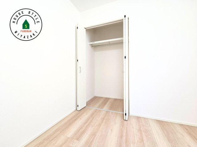 宮崎市田野町井倉モデル（4号棟）の収納|全居室収納スペース完備しております。