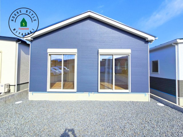 宮崎市田野町井倉モデル（4号棟）の外観|デザイン性のある外観です。