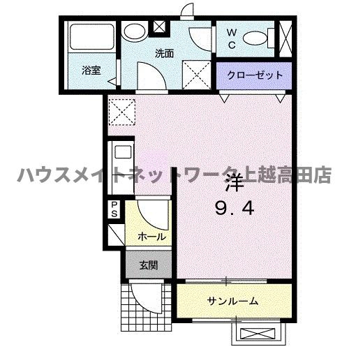 ラフレシールの間取り|間取図
