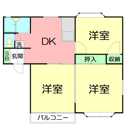【間取り】 | エクセル大磯Ａ棟