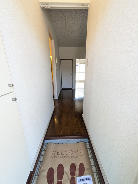 下駄箱がある玄関