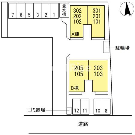 プレミール Ａの区画図
