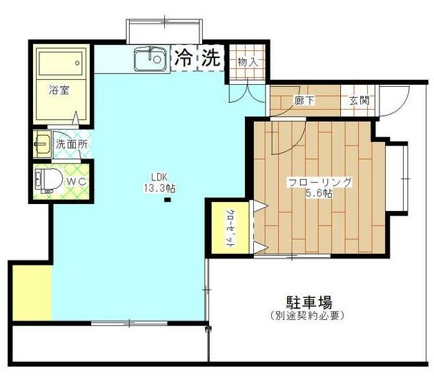 伸光ハイツⅢの間取り