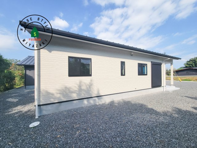 都城市乙房町（D号棟）の外観|デザイン性のある外観です。