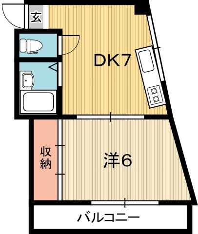 ハイツM2の間取り