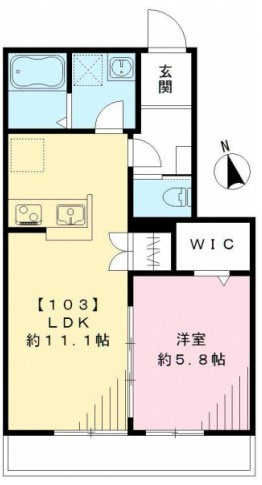 SAKURA Terrace Eの間取り