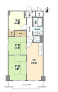 【間取り】 | エムグランツ弐番館