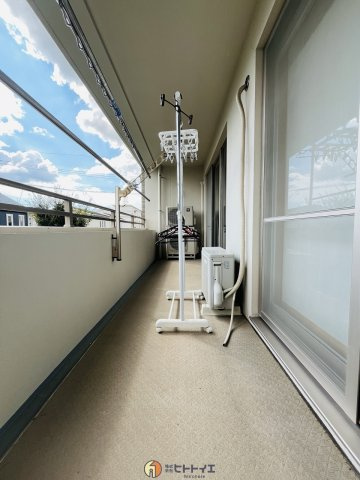 ウイングコート八女Westのバルコニー