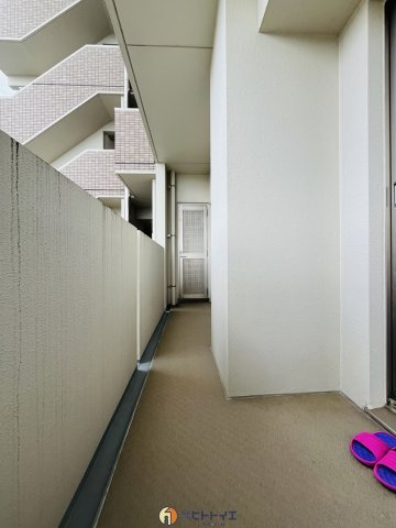 ウイングコート八女Westのバルコニー