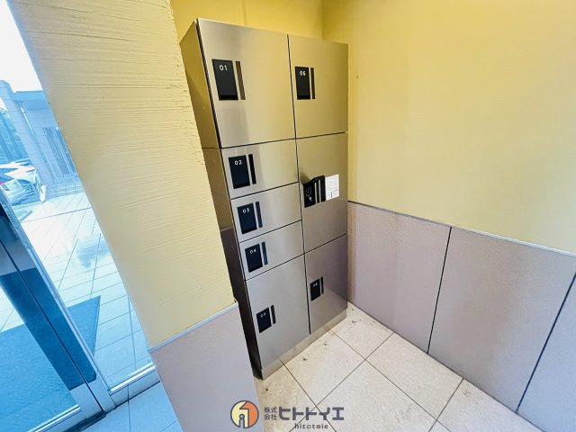 ウイングコート八女Westの玄関