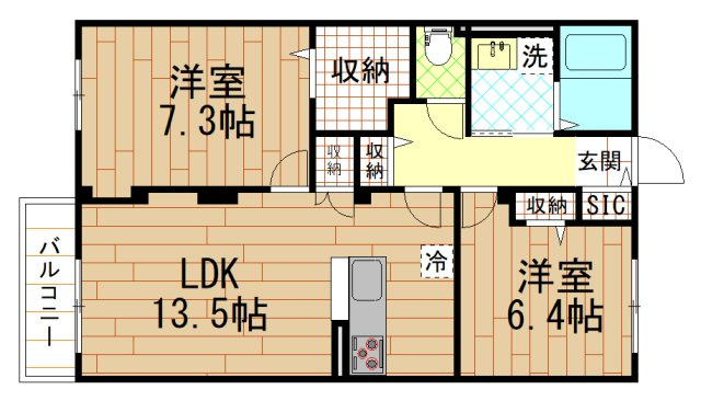 AnnexⅢの間取り