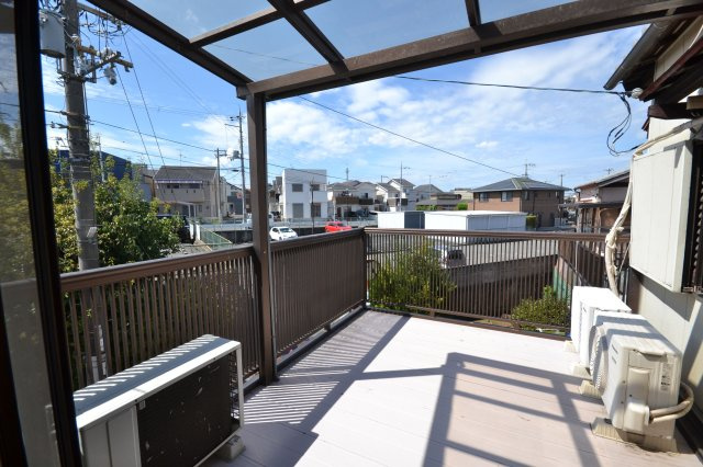 堺市中区辻之　戸建のバルコニー