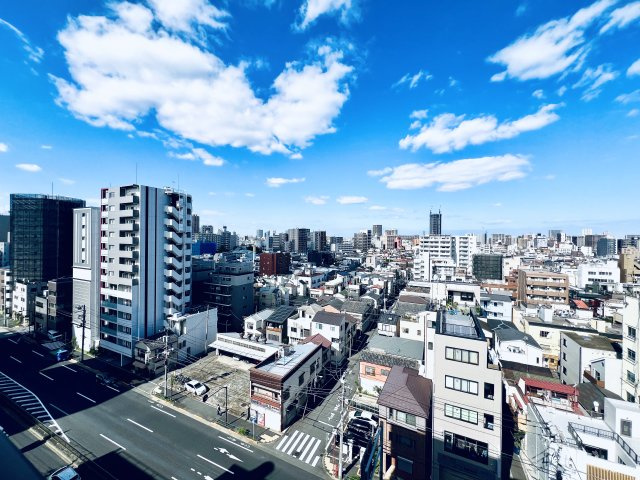 メインステージ三ノ輪IIIの展望|北側バルコニー眺望