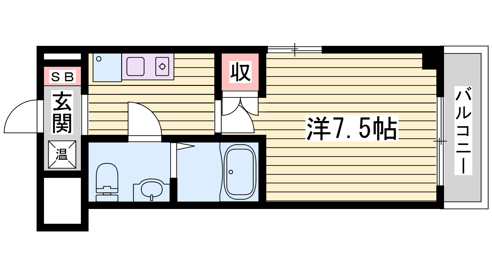 アロハマリーナの間取り